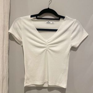 White V-Neck Shirt